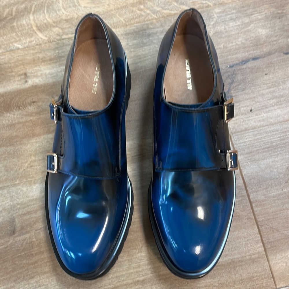 New Women's All Black Lug Monk Flats!!🔥🔥🔥 - Picture 7 of 13